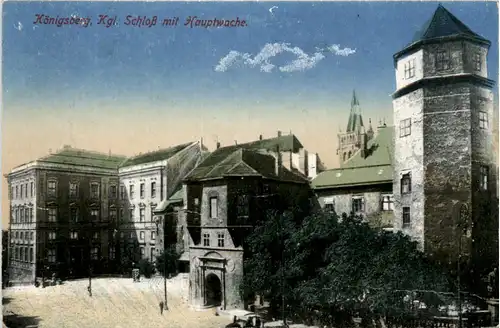 Königsberg - Kgl. Schloss mit Hauptwache -464292