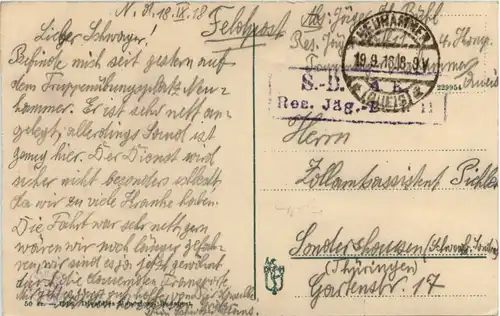 Budapest - Graf Julius Denkmal - Feldpost -463860