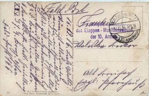 Wilna - Ostra Brama - Feldpost 10. Armee 21. Armeekorps -464432