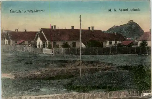 Üdvözlet Kiralyhazarol - Vasuti colonia -464100