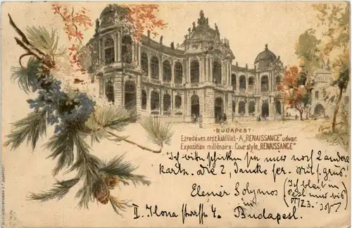 Budapest - Litho - Ganzsache -464120