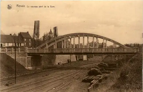 Renaix - Le nouveau pont de la Gare -465056