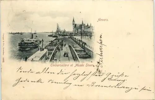 Anvers - Embaradere et Musee Steen -465256