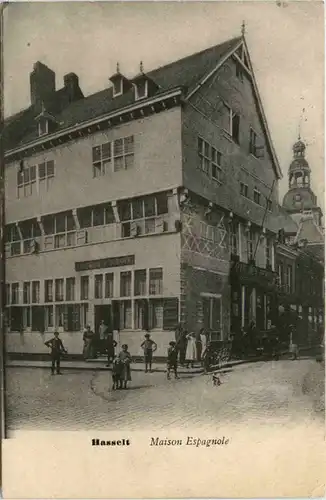 Hasselt - Maison Espagnole - Feldpost LAndsturm Inf. Batl Leipzig -465316