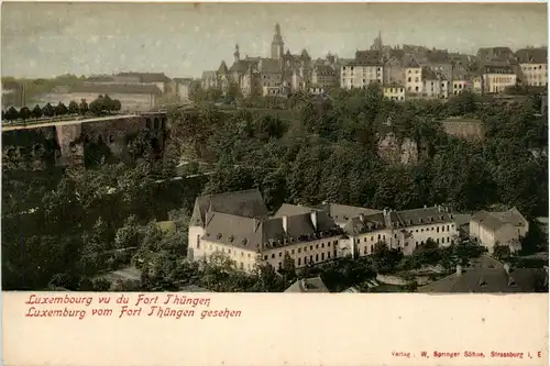 Luxemburg vom Fort Thüngen -444880