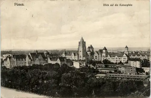 Posen - Blick auf die Kaiserpfalz -464714