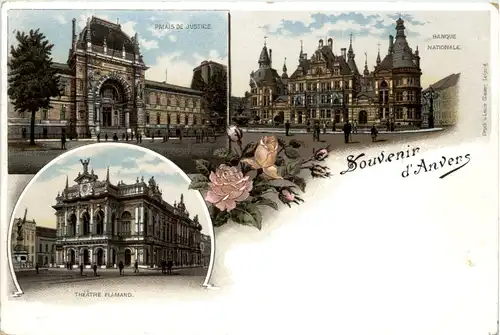 Souvenir de Anvers - Litho -465410