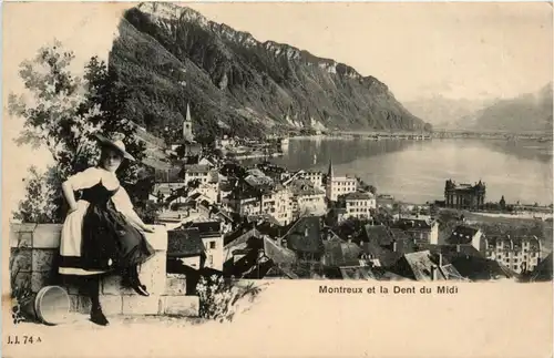 Montreux et la Dent du Midi -466220