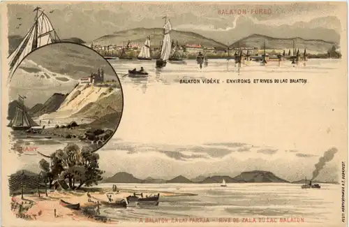 Balaton-Füred - Litho - Ganzsache -463574