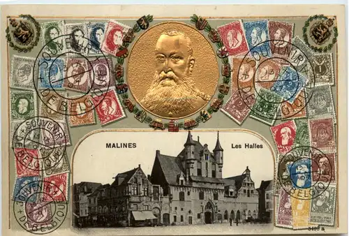 Malines - Briefmarken - Prägekarte -465278