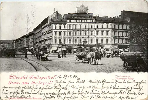 Gruss aus Budapest - Theresien Ring -463794