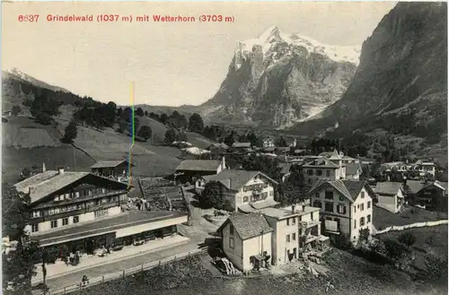 Grindelwald mit Wetterhorn -466006