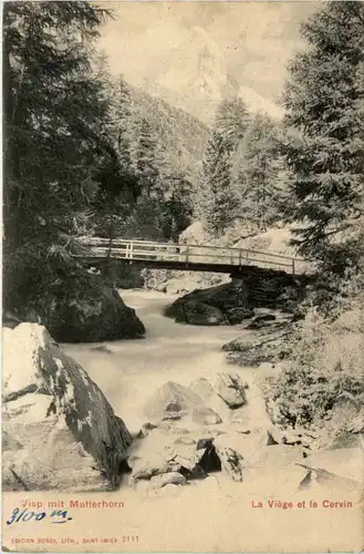 Visp mit Matterhorn -466036