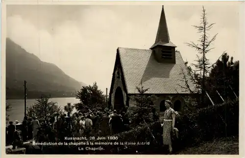 Küssnacht 1936 - Benediction de la chapelle -466106