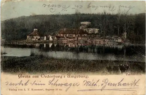 Gruss aus Oedenburg Umgebung - Teichmühle -464014