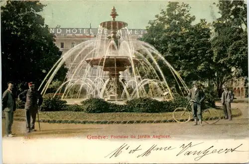 Geneve -Fontaine du Jardin Anglaise -466330
