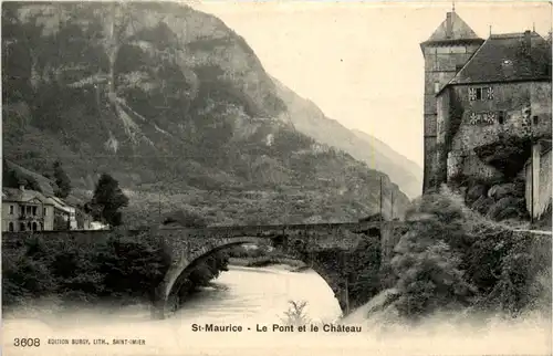 St. Maurice - Le Pont et le Chateau -465794