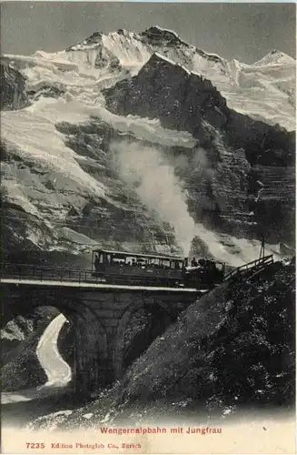 Wengernalpbahn mit Jungfrau -465934