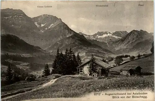 Ausserschwand bei Adelboden - Blick von der Bütschegg -466700