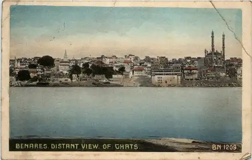 Benares - Distant view of Chats -446160