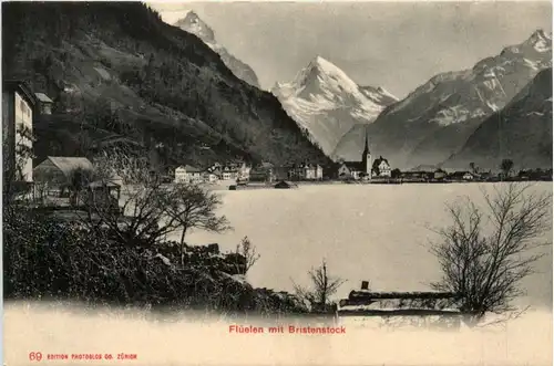 Flüelen mit Bristenstock -467096