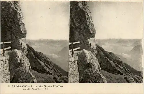 Lac des quatre Cantons Pilatus - Stereo -467418