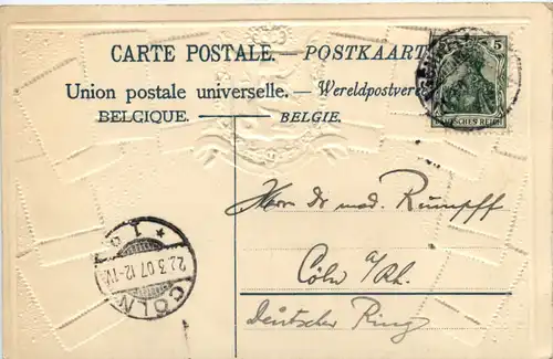 Belgique - Briefmarken - Prägekarte -465308