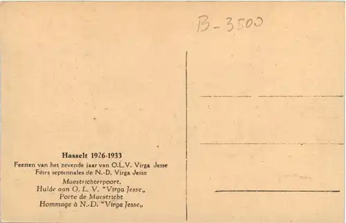 Hasselt - Feesten van het zevende jaar van OLV Virga Jesse -465348