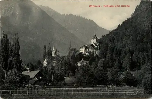 Wimmis - Schloss und Kirche -467350