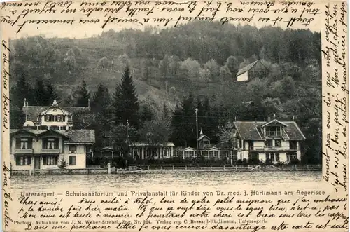 Unteraegeri - Schulsanatorium und Privatanstalt für Kinder -466968