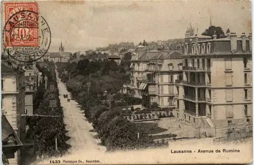 Lausanne - Avenue de Rumine -467238