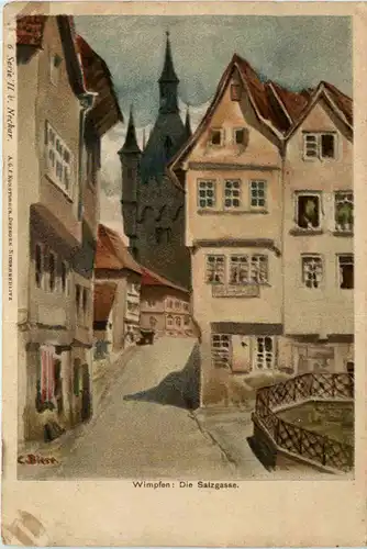 Wimpfen - Die Salzgasse -468362