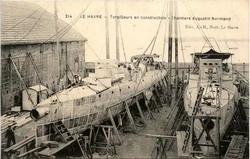 Le Havre - Torpilleurs en construction -467806