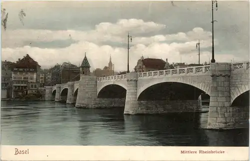 Basel - Mittlere Rheinbrücke -447546