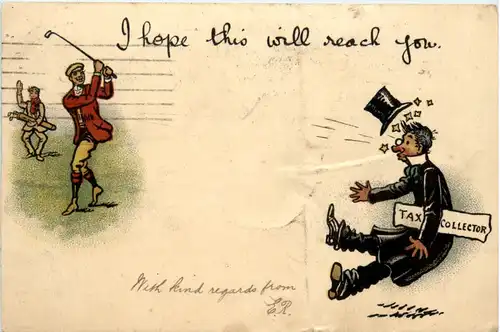 Golf - Tax Collector - Humor -467616