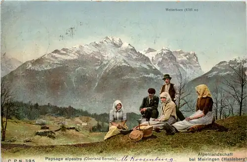 Berner Oberland - Alpenlandschaft bei Meiringen -466228