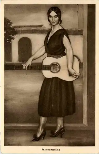 Amarantina - Frau mit Gitarre -467768