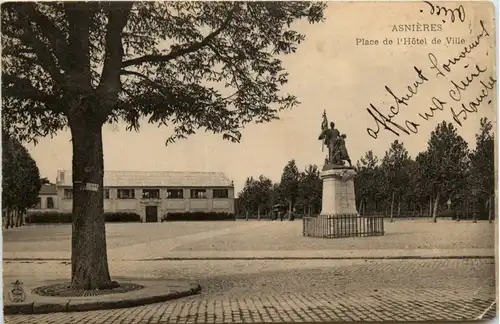 Asnieres - Place de l Hotel de Ville -468274