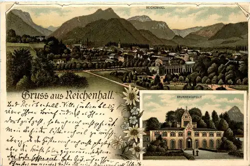 Gruss aus Reichenhall - Litho -448074