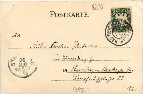 Gruss aus Reichenhall - Litho -448074