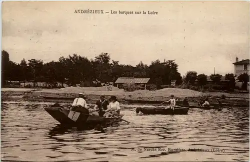 Andrezieux - Les barques sur la Loire -468428