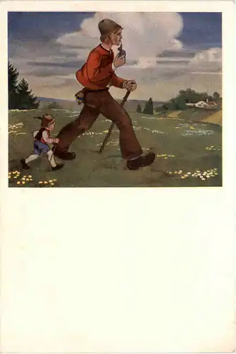 Künstlerkarte Hans Lang -468758