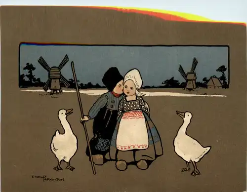 Künstlerkarte Parkinson - Netherlands -468778