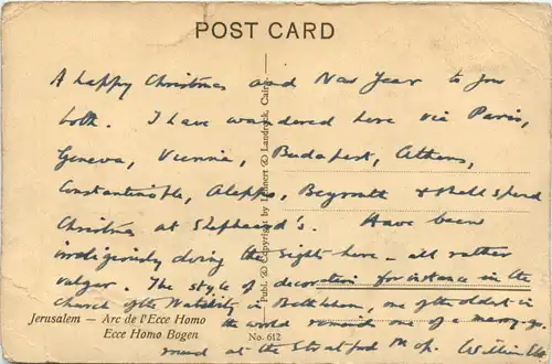 Jerusalem - Ecce Homo Arch -468514