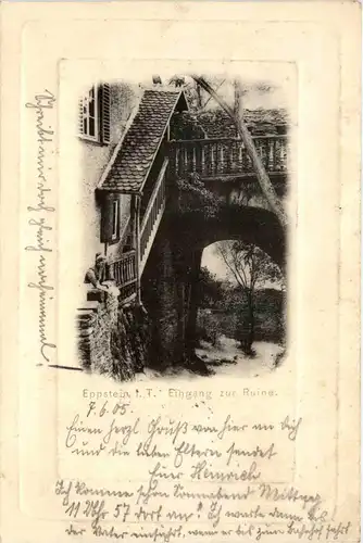 Eppstein - Eingang zur Ruine -448422