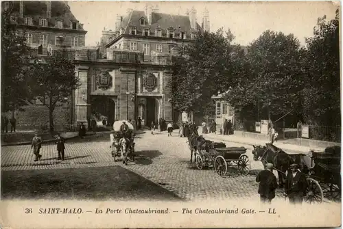 Saint Malo - La Porte Chateaubriand -468612