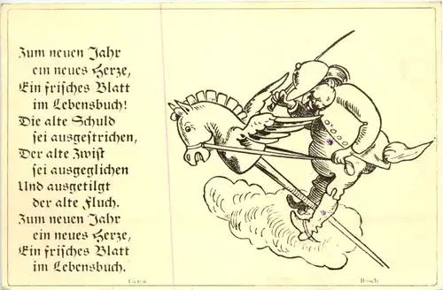 Neujahr - Wilhelm Busch -468688