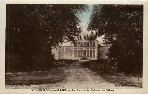 Villeneuve-sur-Allier, le Parc et le Chateau de Villars -363914
