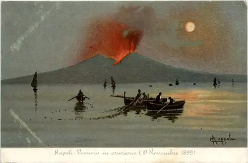 Napoli - Vesuvio in eruzione -469482