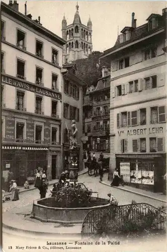 Lausanne - Fontaine de la Palüd -467274